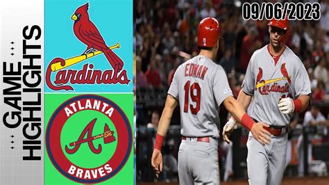 st louis cardinals scores today|Atlanta Braves 6 .